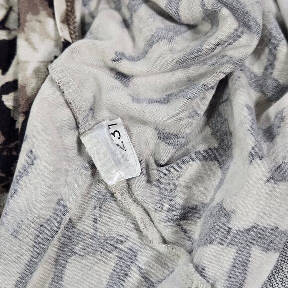 Dorothy Perkins Wom 14 Short Sleeve Brown Tie Dye Dress Spring Summer Comfort - Picture 9 of 9